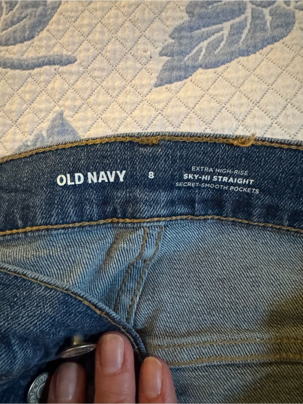 Old Navy Men's Slim Straight Jeans - Blue Denim